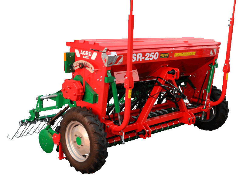 AGRO-MASZ SR300 Freigestellt in der Farbe rot